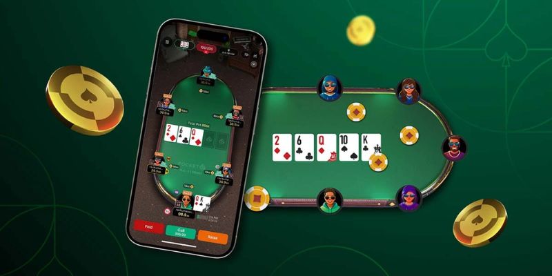 Poker online trải qua tổng cộng 4 lượt 